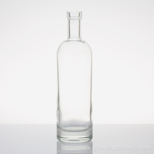 500ml Vintage Blue Glass Liquor Bottle